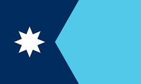 state of minnesota two tone flag with star